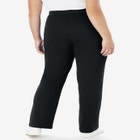 Sport Knit Straight-Leg Pull-On Pants image number null