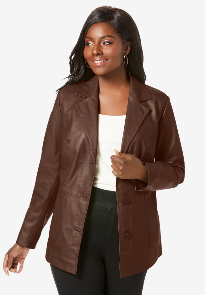 Leather Blazer image number 0