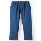 7-Day Straight-Leg Elastic-Waist Cotton Denim Pant image number null