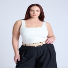  Horseshoe Buckle Belt image number null