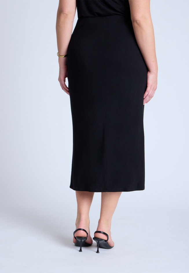 Twist Skirt With Slit image number null