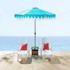 9 Ft. Tilt-N-Crank Umbrella With Fringe image number 0