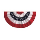 Pleated Patriotic Bunting Fan image number null