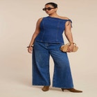 Asym Denim Top image number null