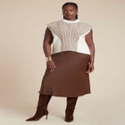 Colorblock Sweater Vest image number null