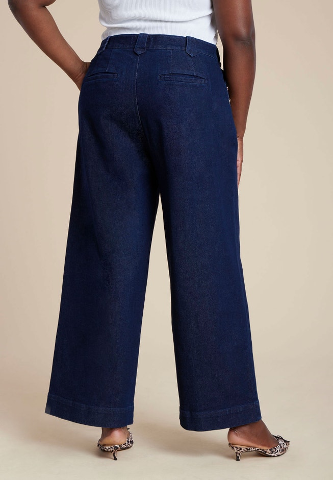 Sailor Gold Button Comfort Stretch Trouser Jean image number null