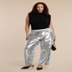 Sequin Front Jean image number null