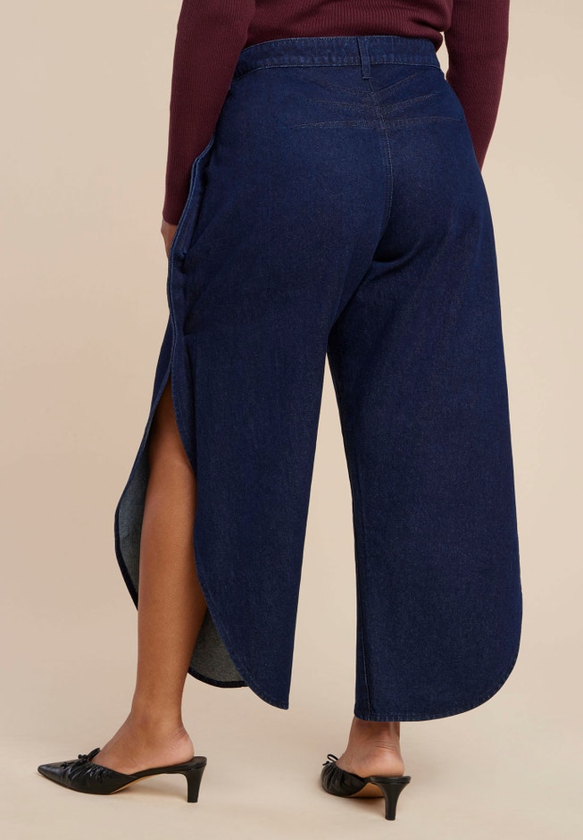 Petal Shape Open Side Jean image number null
