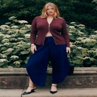 Petal Shape Open Side Jean image number null