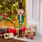 28" Wooden Nutcracker with Scepter image number null