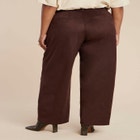 Faux Suede Wide Leg Pant image number null