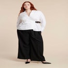 Belted Button Up Shirt image number null