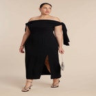 Tie Detail Column Dress image number null