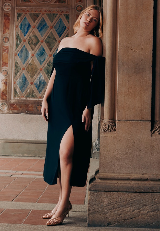 Tie Detail Column Dress image number 0