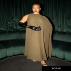 Hardware Detail Cape Maxi Dress image number null