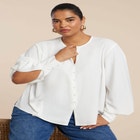 Bishop Sleeve Blouse image number null