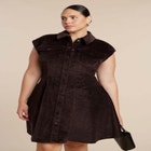 Corduroy Mini Dress image number null