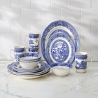 16-PC. Blue Willow Dinnerware Set image number null