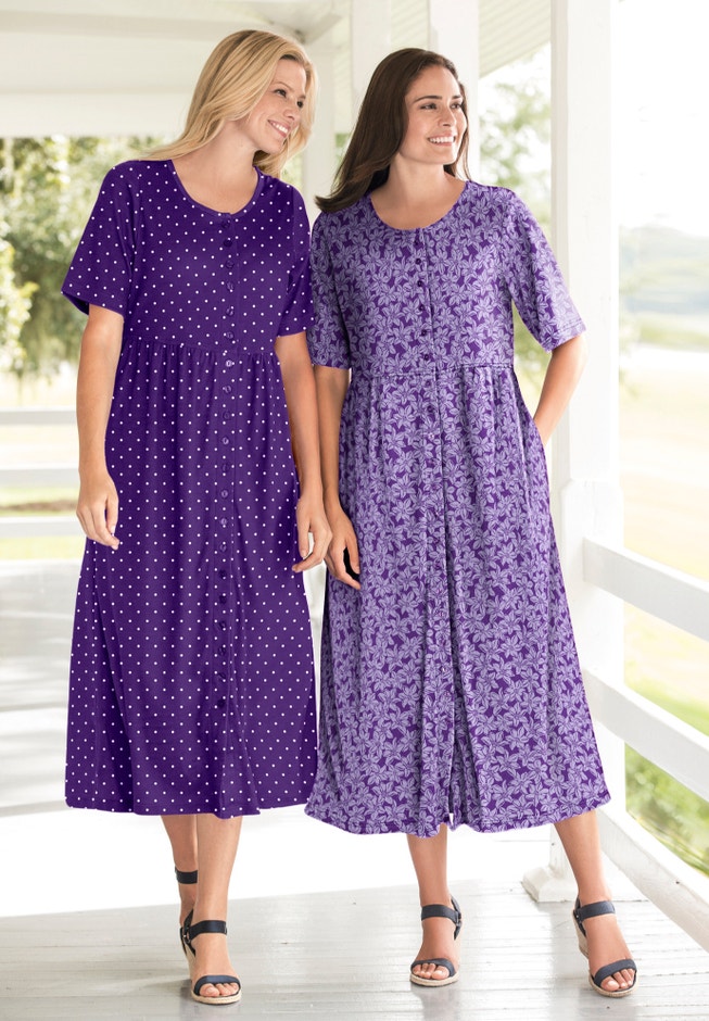 Button-Front Essential Dress image number 4