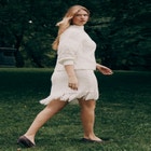 Looped Fringe Sweater Mini Skirt image number null