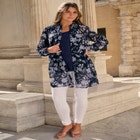 Plus Size Ankle Length Essential Stretch Legging image number null