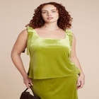 Velvet Top With Bows image number null