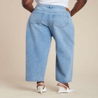 Relaxed Jean With Rhinestone Trim Pocket image number null