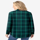 Pintucked Flannel Shirt image number null