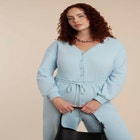 Button Up Long Sleeve Jumpsuit image number null