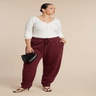 Barrel Leg Sweatpant image number null