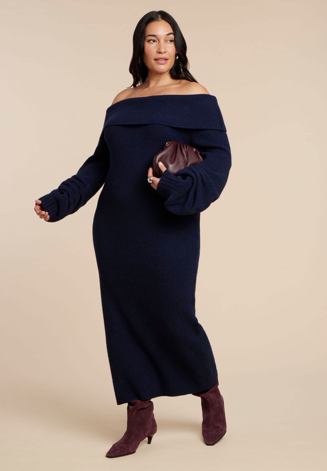Slouchy Sweater Dress image number 0