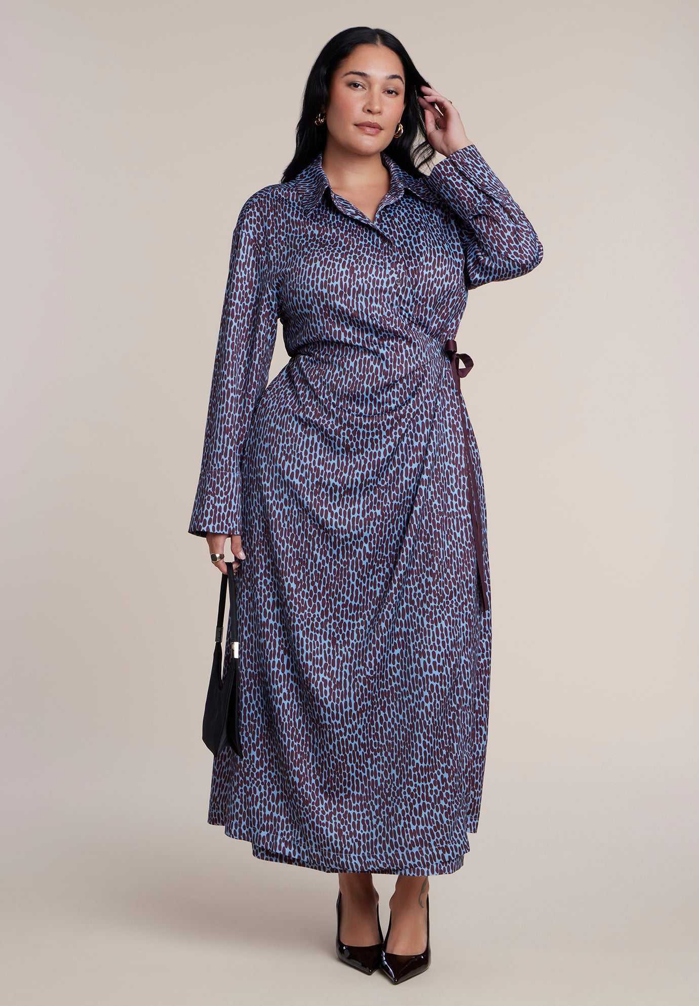 Wrap Detail Maxi Dress