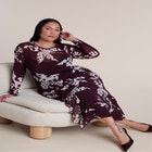 Asym Printed Midi Dress image number 3