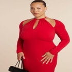 Keyhole Front Maxi Dress image number null