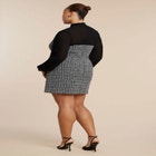 Tweed Twofer Mini Dress image number null