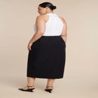 Tie Detail Midi Dress image number null