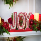 17" Laser Cut Wooden Joy Sign image number null