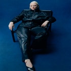 Basket Weave Faux Leather Wide Leg Pant image number null