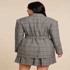 Nipped Waist Blazer With Back Adjuster image number null