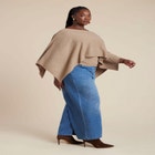 Layered Cape Sweater image number null