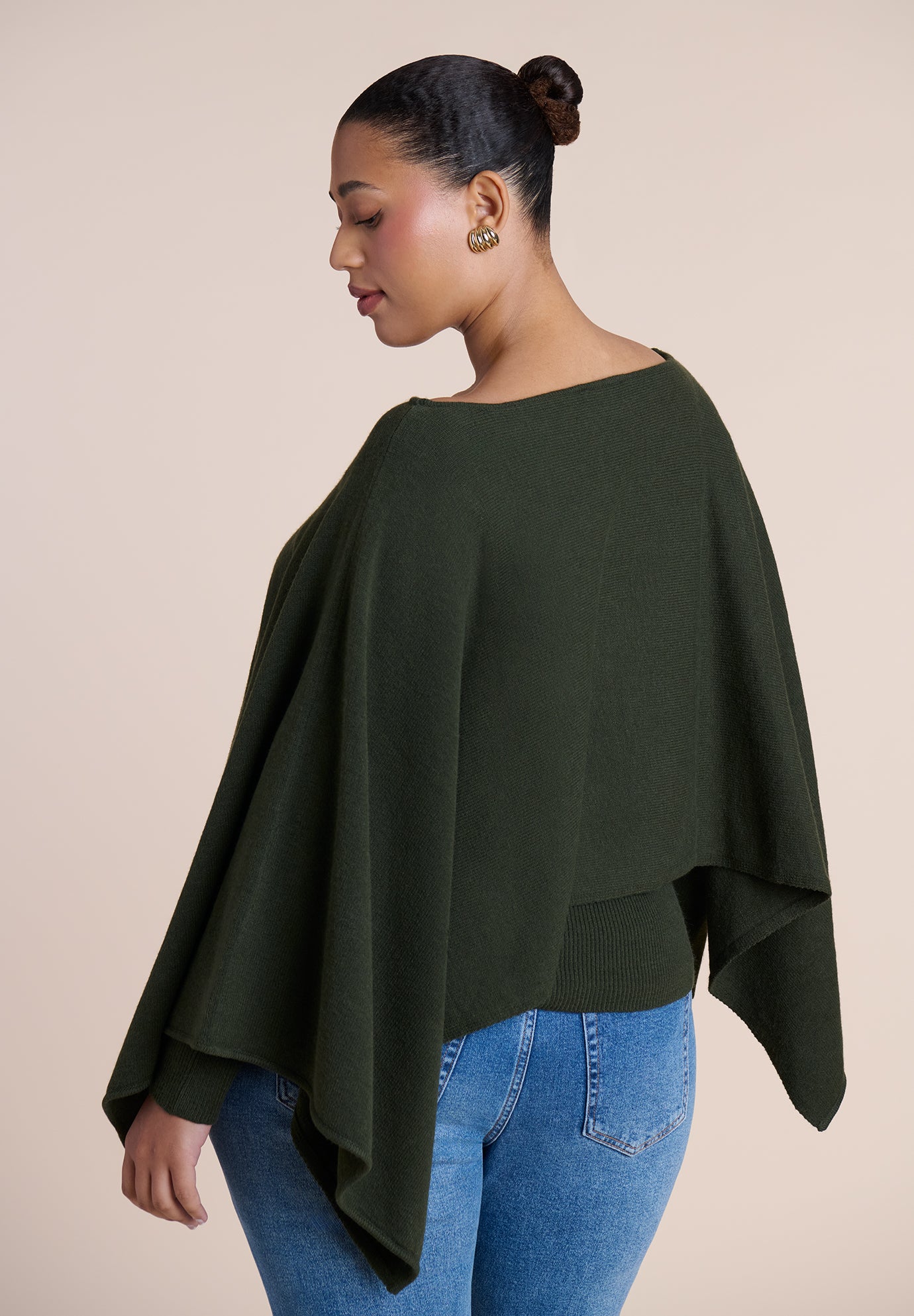 Layered Cape Sweater image number 2