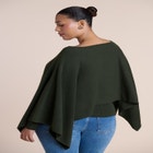 Layered Cape Sweater image number 2