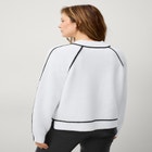 Tipped Mock Neck Pullover image number 1
