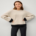 Boxy Color Block Pullover image number 0