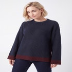 Boxy Color Block Pullover image number 0