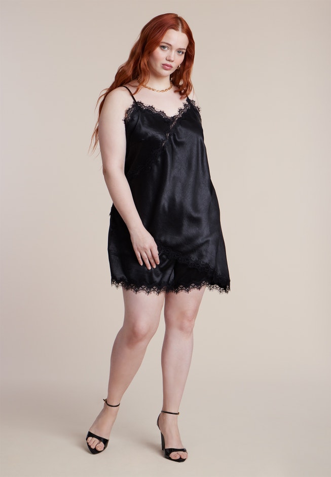 Lace Insert Cami Top image number 1