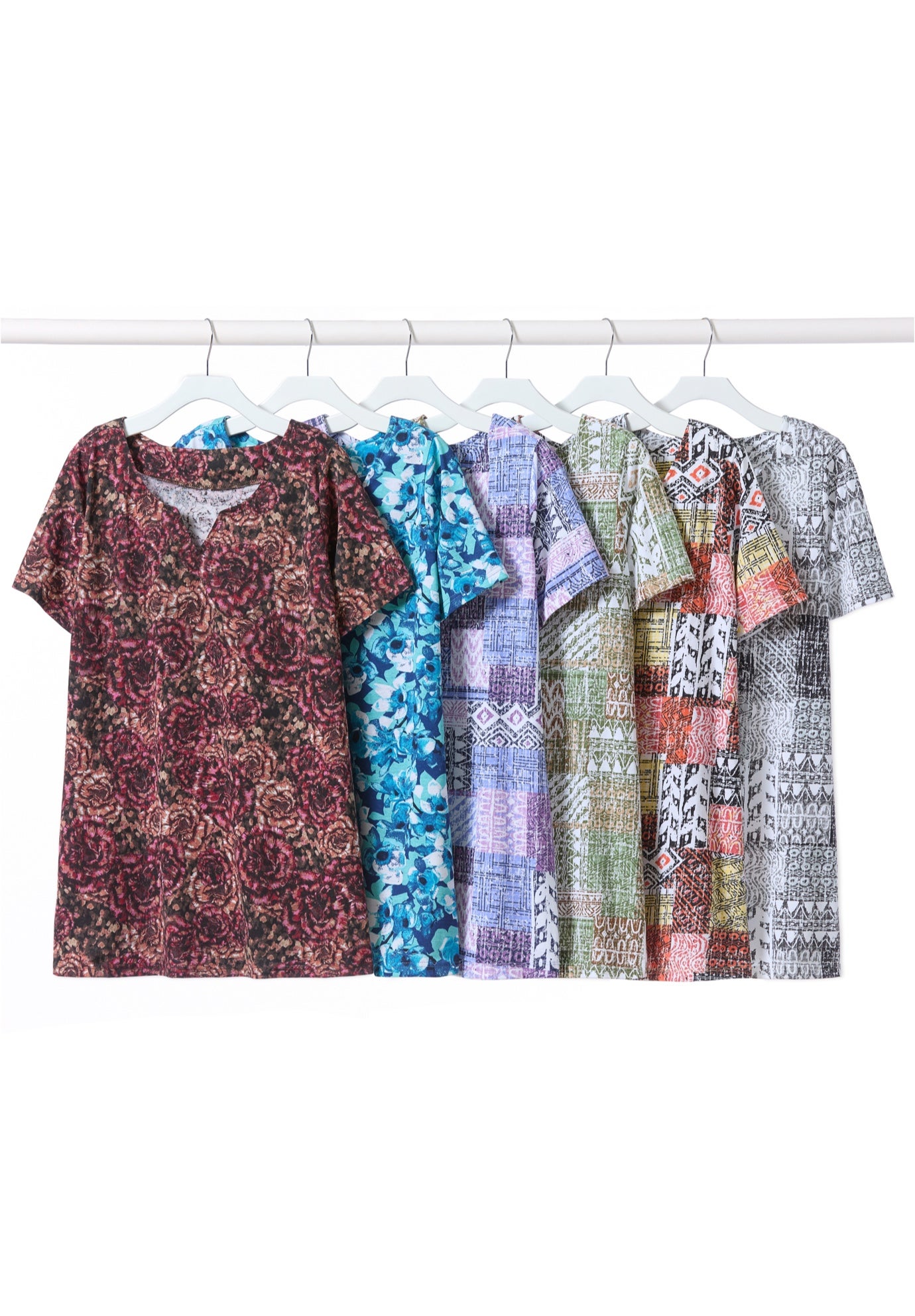 7-Day Notch-Neck Tunic image number 3