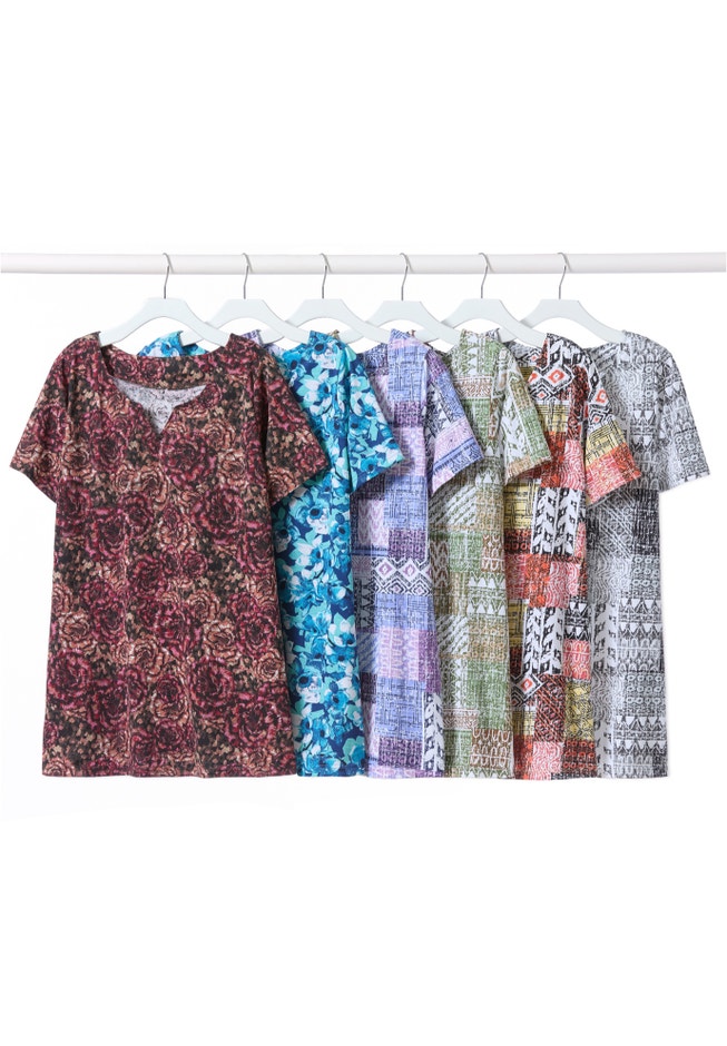 7-Day Notch-Neck Tunic image number 3