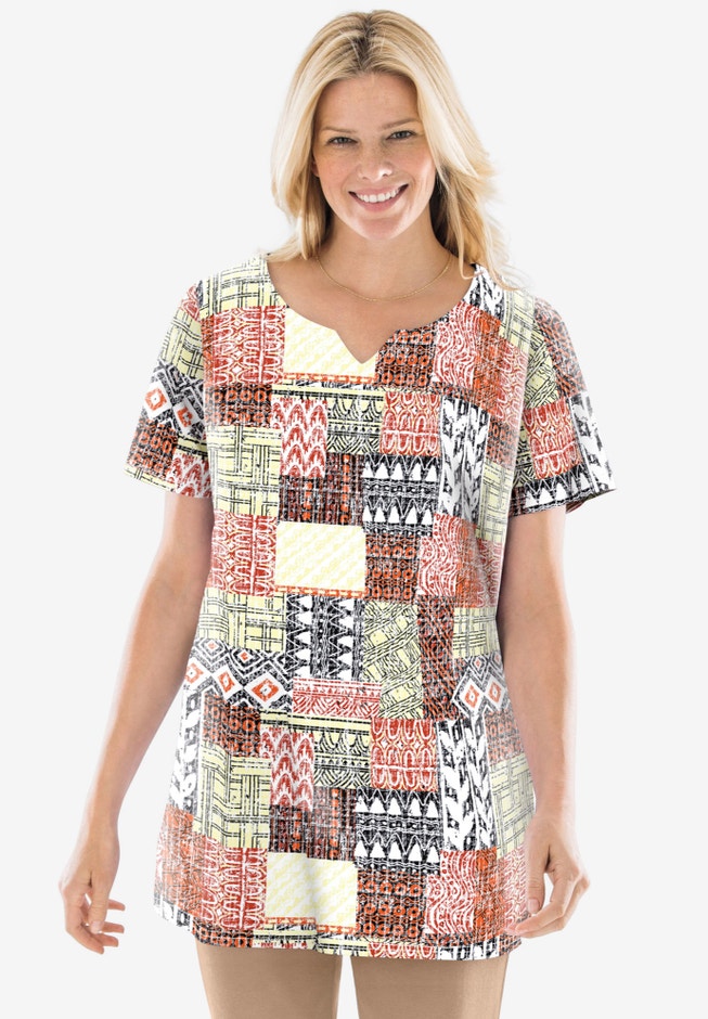7-Day Notch-Neck Tunic image number 7
