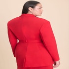 Belted Ponte Blazer image number null